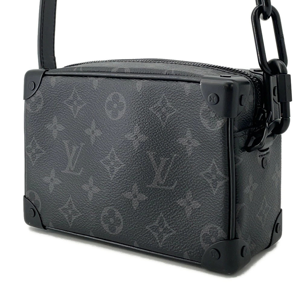 Louis Vuitton Black Bag Trunk Shoulder Monogram Soft Black Eclipse